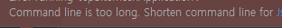 [Intellij] Command line to long. Shorten command line for...