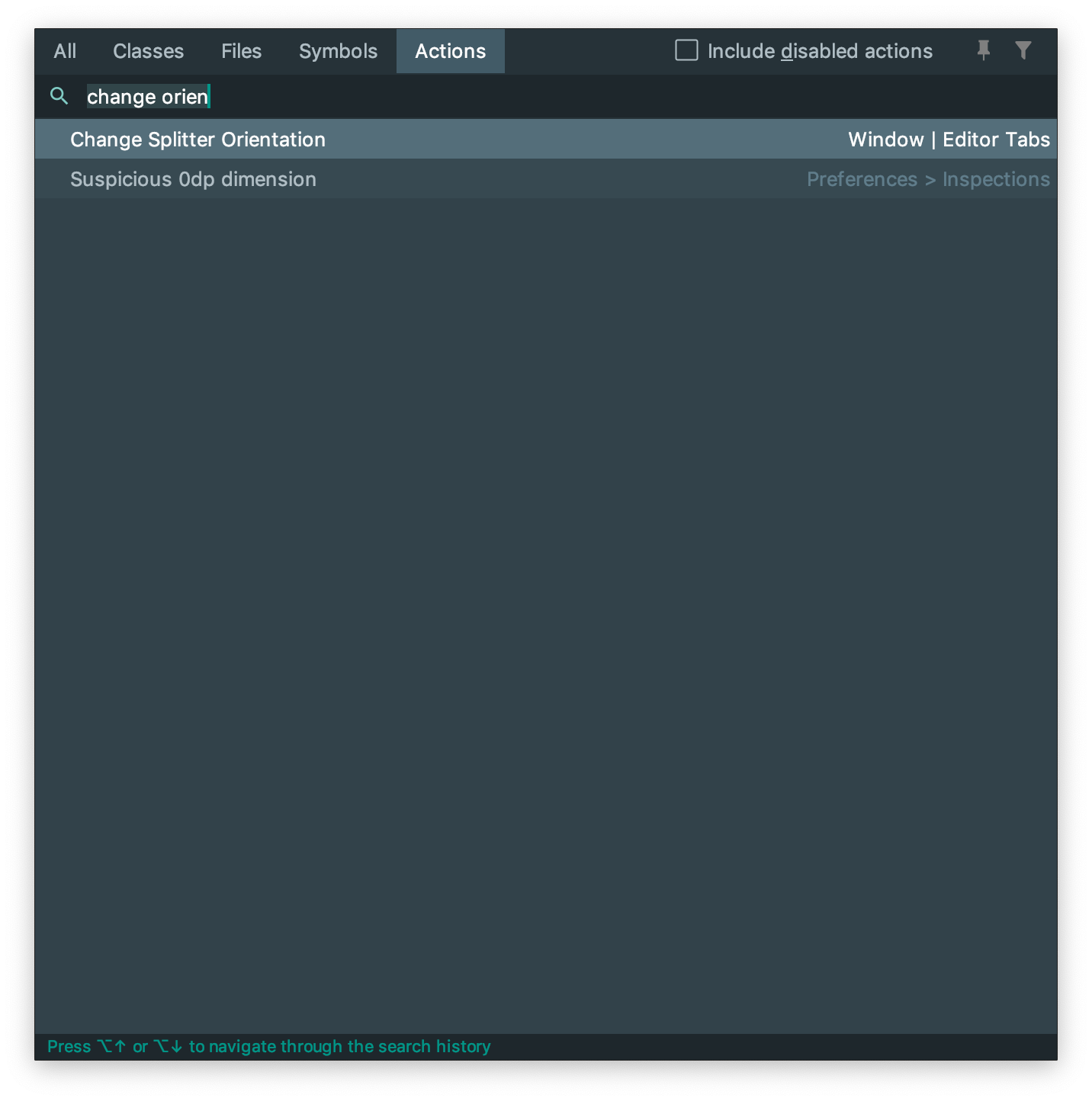 인텔리제이, 맥 - find action 단축키 사용 버그