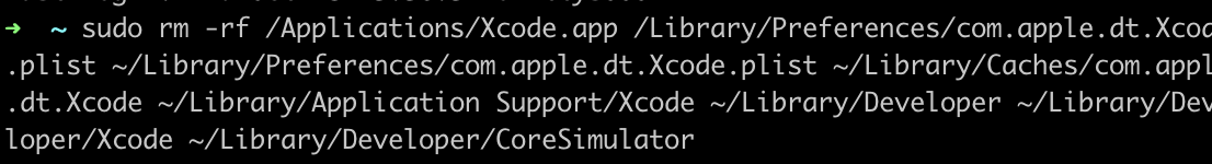 [Xcode] Xcode 완전 삭제하는 방법