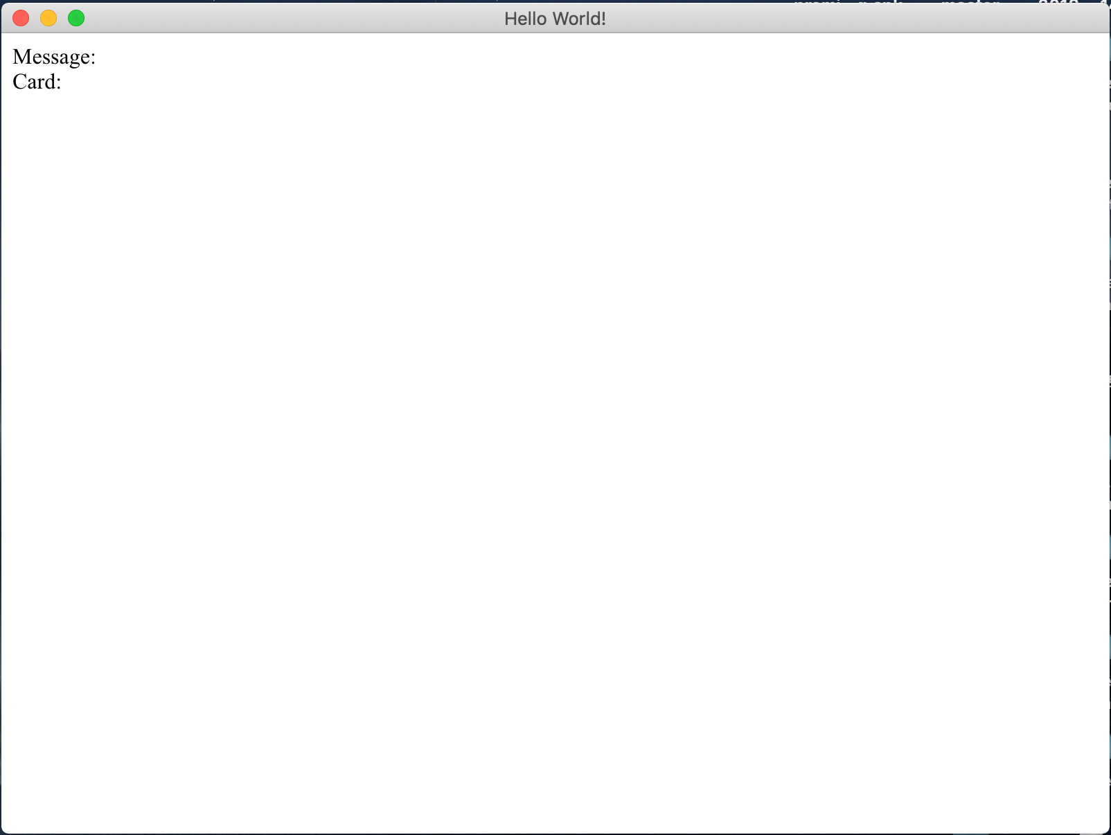 Electron App 에 NFC 카드리더기 연동하기2