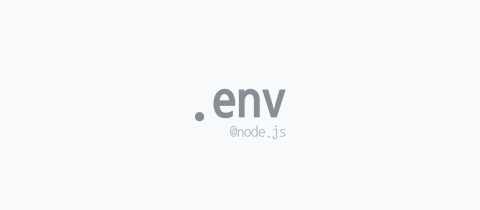 [node.js] dotenv – 환경 변수 사용하기