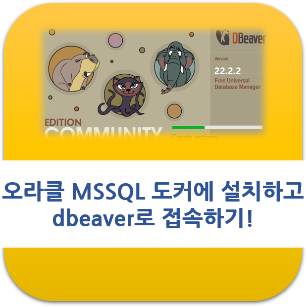 SQLD 실습준비 도커에 오라클 MSSQL 클라이언트툴과 연결하기