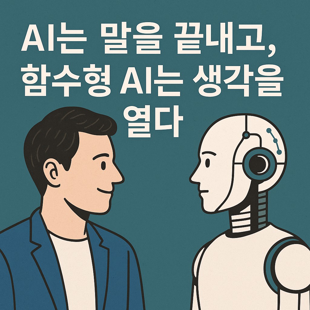 #23 AI는 말을 끝내고 함수형 AI는 생각을 열었다 - 25년 10월 1일. 함수형 AI 루프 닫기 1일차 회고
