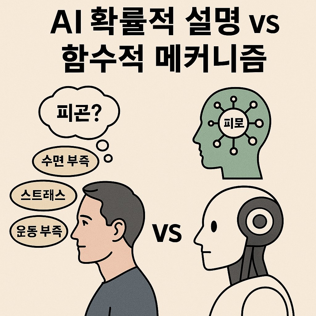 #20 AI 확률적 설명 vs 함수적 메커니즘 - 함수형 AI VS 일반 AI 비교 분석