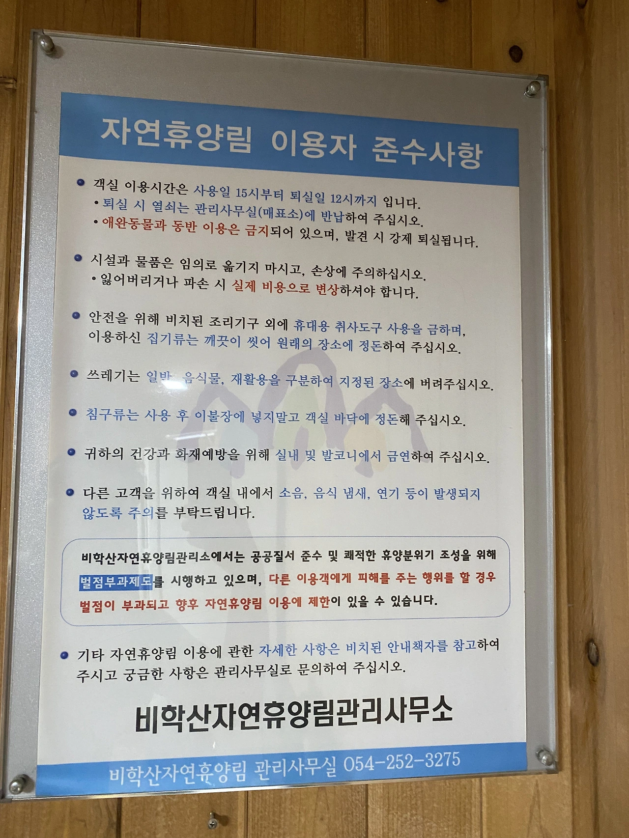 포항 비학산 자연휴양림