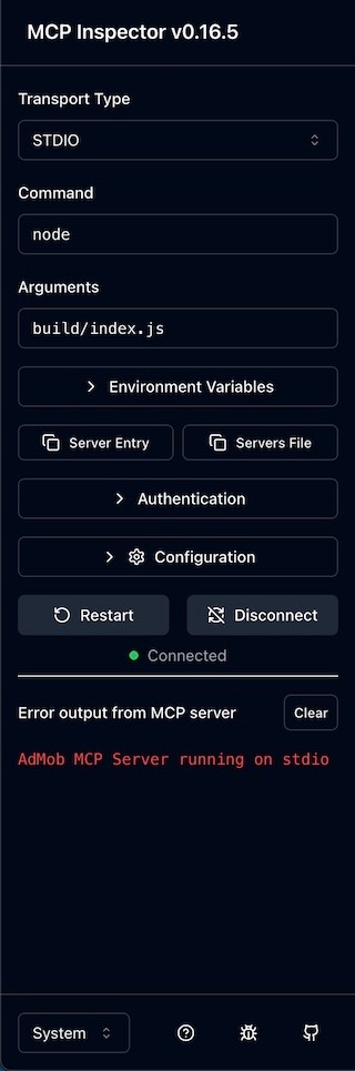 AdMob API MCP 서버 만들기 - Part 1: 뼈대 작성하기