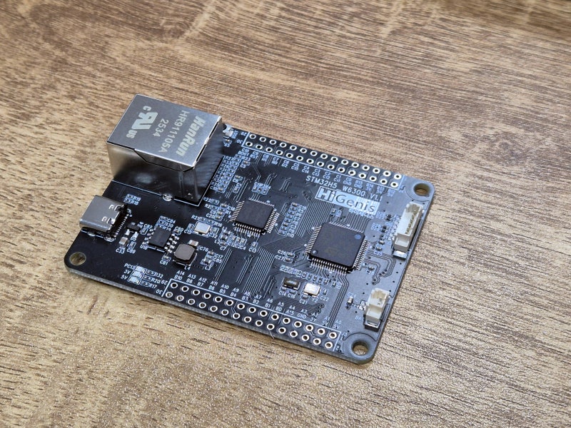 STM32H5-W6300 최종 보드 도착