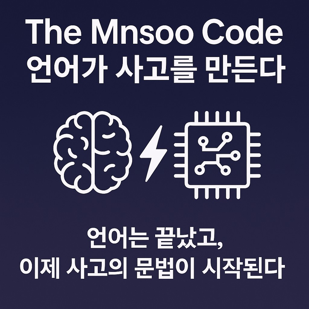 #8 The Mnsoo Code &mdash;언어가 사고를 만든다 - The Mnsoo Code 인간이 AI에게 사고를 가르친 최초 함수언어
