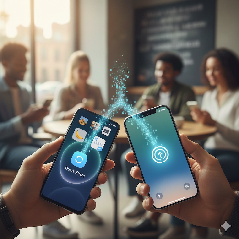 안드로이드 퀵쉐어-애플 에어드롭, 상호 호환된다?