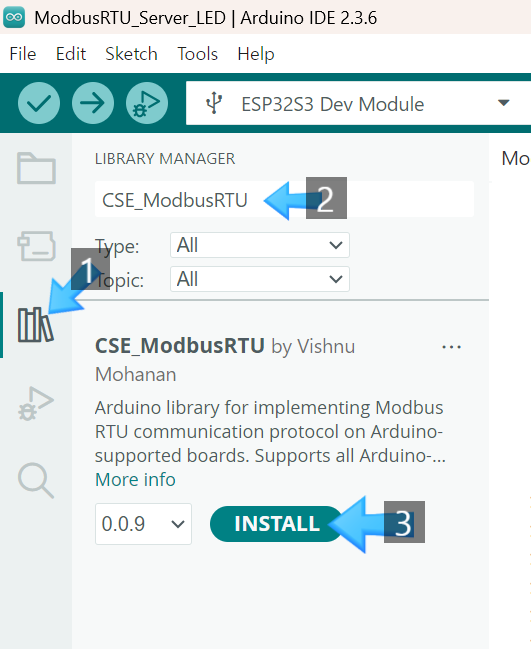 ESP32S3 ETH-CAN485 - ModbusRTU 다뤄보기 #1
