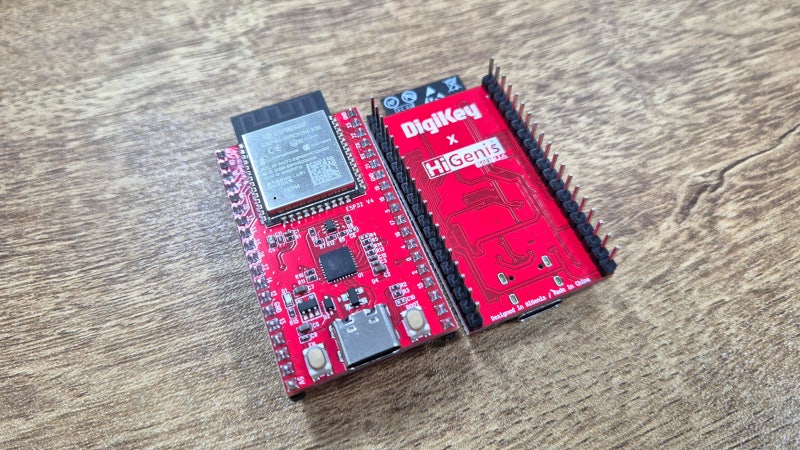 ESP32 DigiKey x HiGenis 보드 도착!
