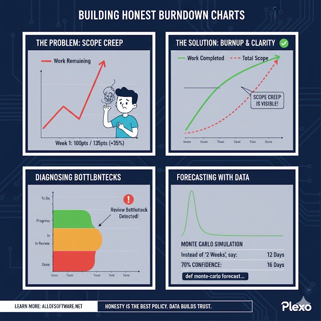 정직한 번다운 차트 만들기