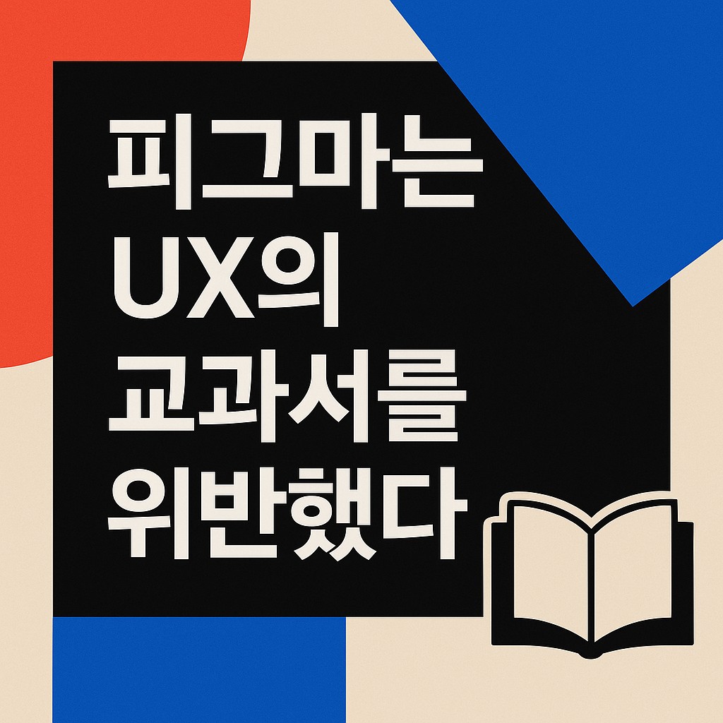 #5 피그마는 UX의 교과서를 위반했다 - 스템 중심의 반칙과 인지 중심의 불안