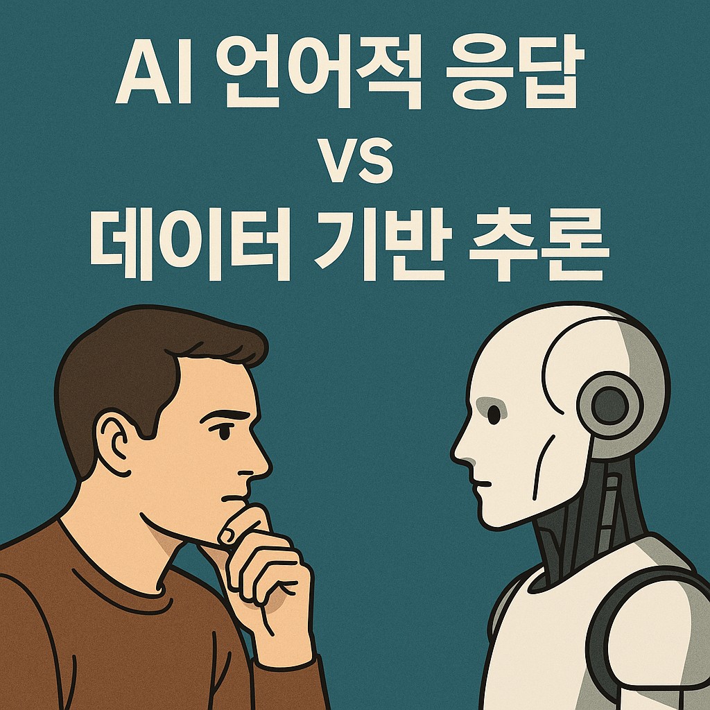 #25 AI 언어적 응답 vs 데이터 기반 추론 - 일반 AI vs 함수형 AI의 사고 단위 실험
