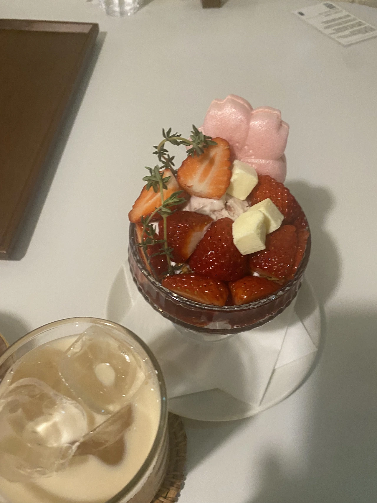 작당모의 성수. 딸기빙수 맛집