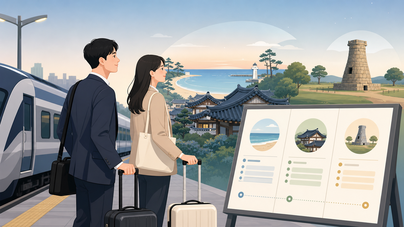 2026 직장인 2박3일 국내여행 추천 코스｜연차 아끼면서 다녀오기 좋은 현실 루트, 어디가 좋을까?