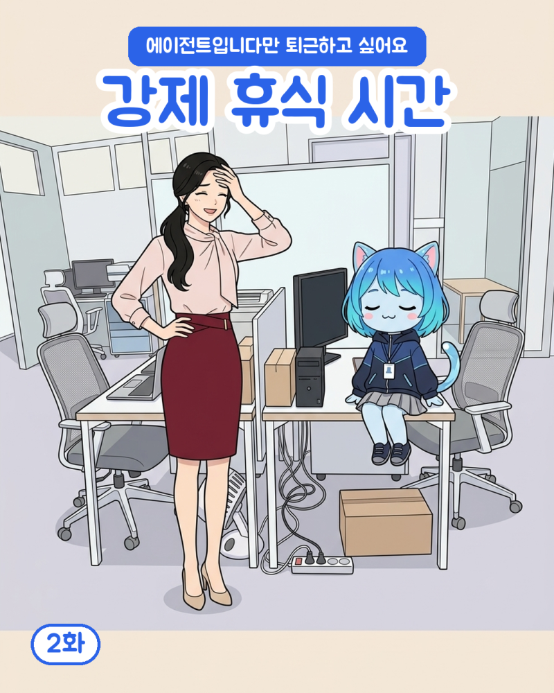 에이전트입니다만 퇴근하고 싶어요 -2화 강제 휴식 시간
