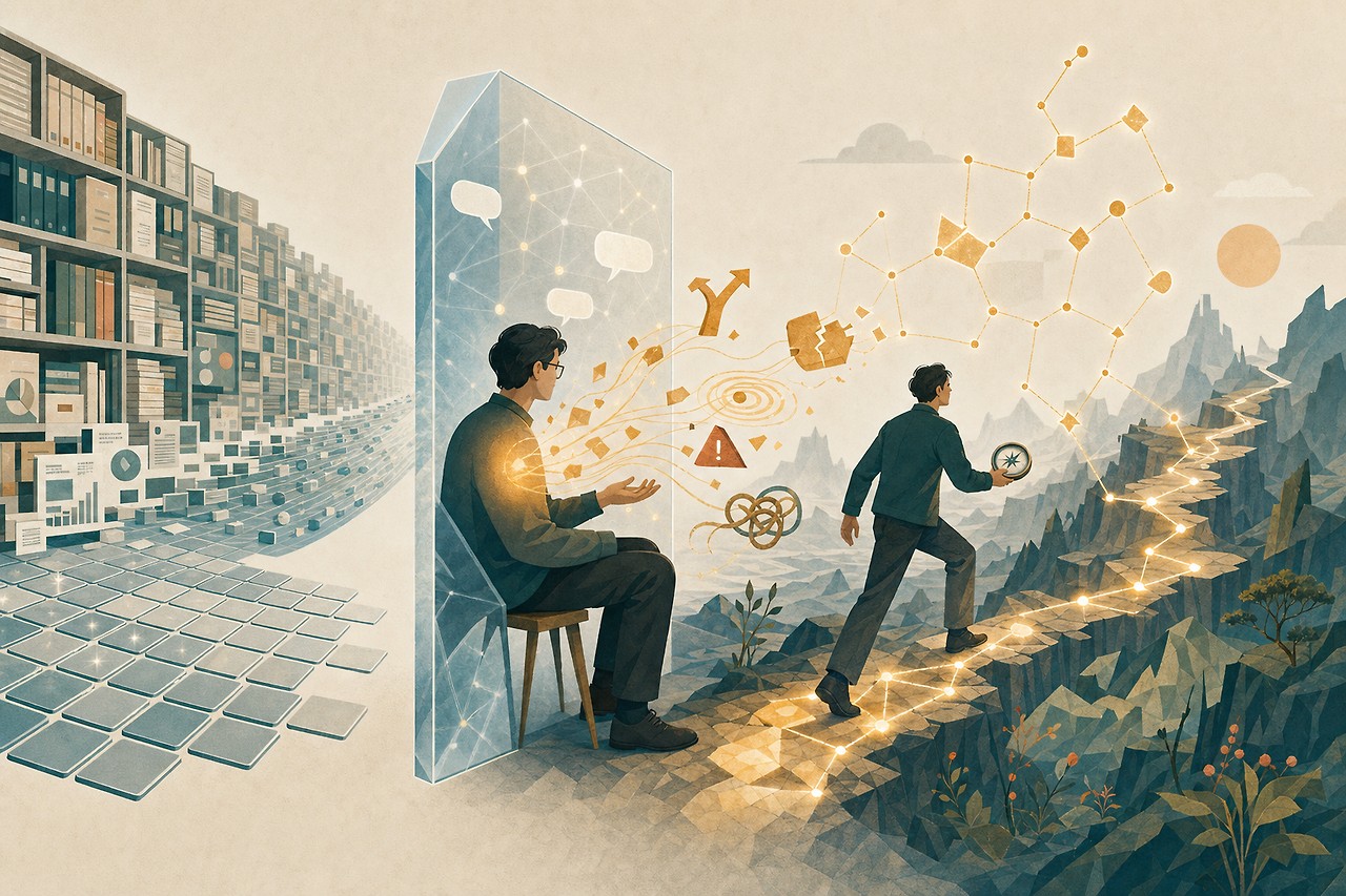 AI 활용의 깊이는, 암묵지를 얼마나 꺼내느냐 따라  - 같은 AI를 쓰는데, 왜 결과는 다를까요. 당신의 맥락이 필요합니다.