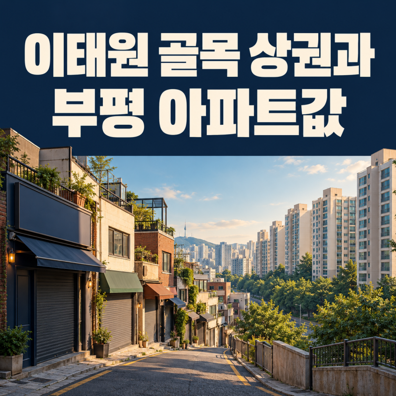 재개발 이주 뒤 가격은? 이태원과 부평 사례로 알아보자