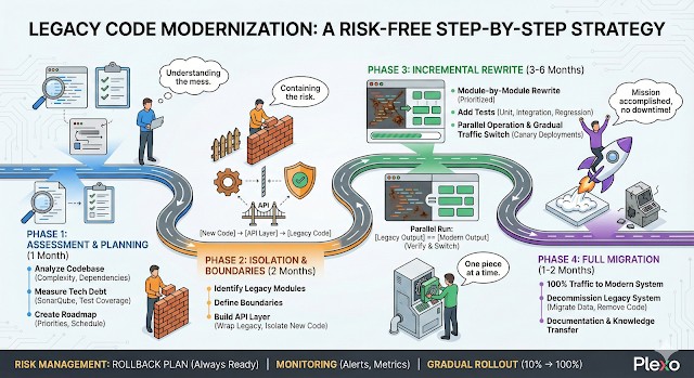 레거시 코드 현대화: 위험 없는 단계별 전환 전략