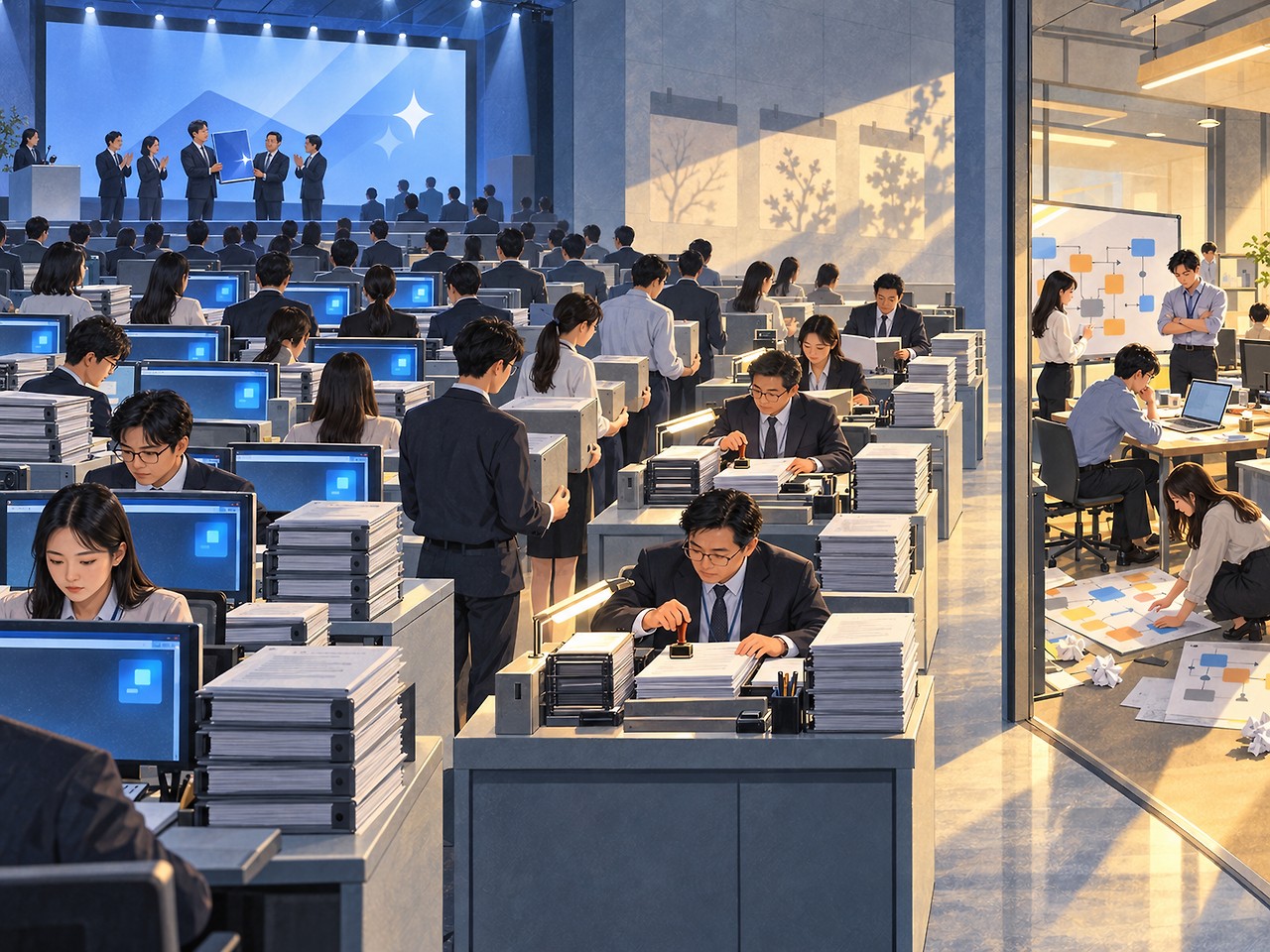 도입한 조직과 일하는 조직은 다릅니다 - 전동기를 달았다고 공장이 바뀌지는 않습니다