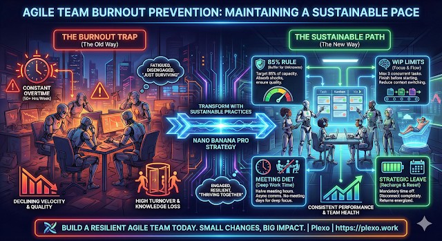 애자일 팀의 번아웃 예방법: 지속 가능한 페이스 유지하기