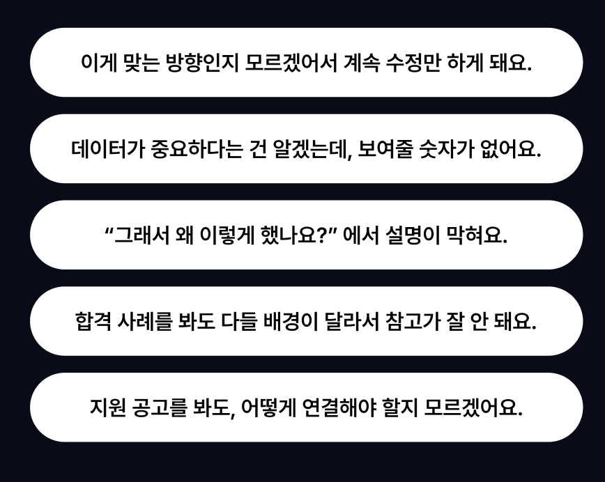 110개의 합격 사례를 보며 정리한 기준들 - 마스터북 출시, 포폴 그룹 스프린트 2기 개강!