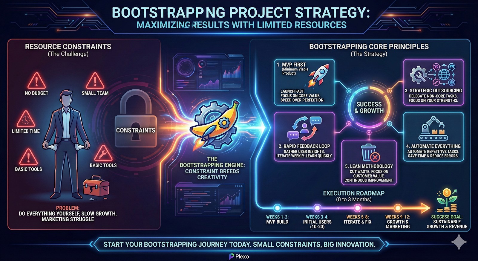 부트스트래핑 프로젝트 전략: 제한된 자원으로 최대치 내기
