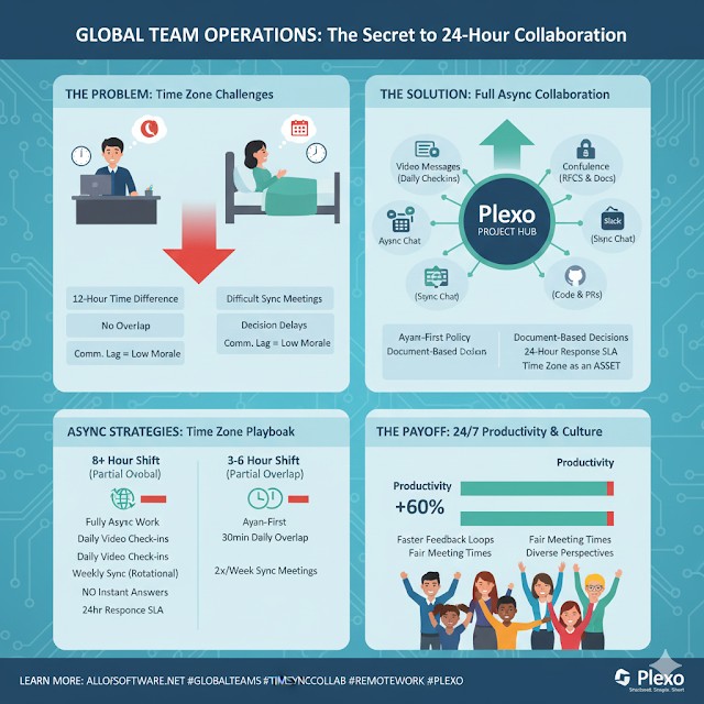 시차를 극복하는 글로벌 팀 운영: 24시간 협업의 비밀