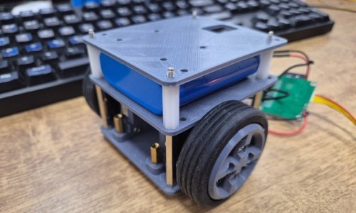 2804 소형 BLDC 모터 키트 + 2인치 휠 키트 조립