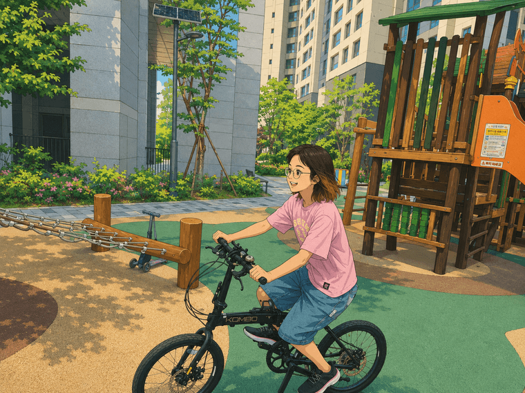 [일상] 마인크래프트 던전스와 자전거