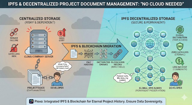IPFS와 분산 프로젝트 문서 관리: "클라우드도 필요 없어요"