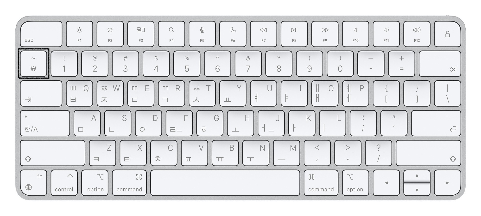 Mac 에서 벡틱문자 '`' 을 쓰고싶은데 '₩' 가 써진다면?