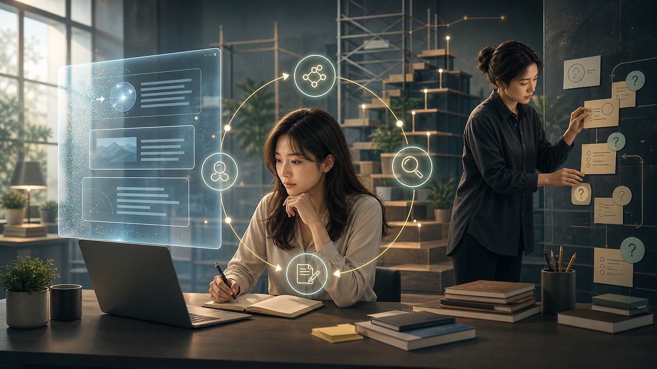 AI 교육의 기준은, 사용량이 아니라 사고 회수율입니다 - AI는 사고를 도와주지만, 사고를 남겨주지는 않습니다.