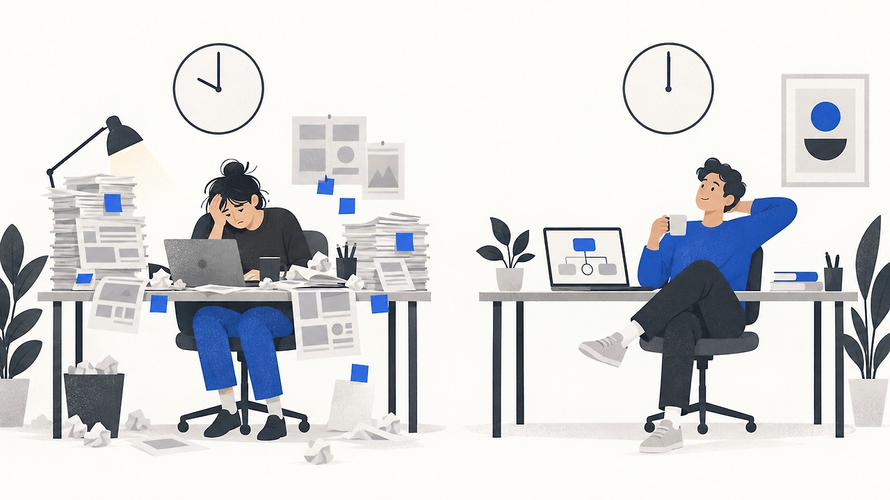 AI가 디자이너를 없애진 않습니다. 다만 - 리서치부터 핸드오프까지, 워크플로우를 못 짜는 디자이너만 힘들어졌습니다