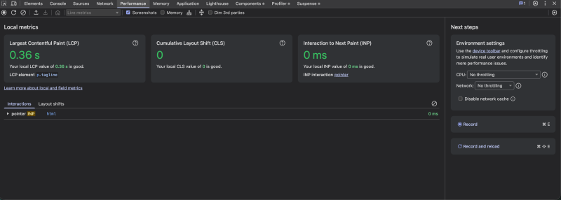 React Performance Tracks — 브라우저 트레이스에서 React를 보다