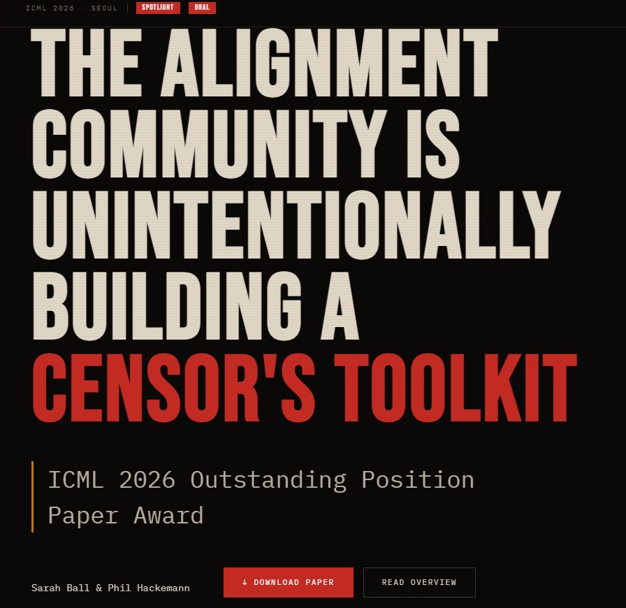 ICML 2026 주요 논문의 연구 기술 분석