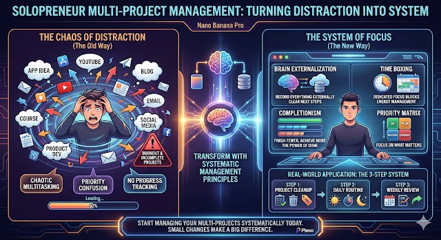 1인 창업자의 멀티 프로젝트 관리: 산만함을 체계로 바꾸기