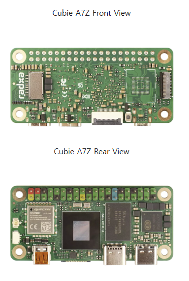 Radxa Cubie A7z OS 설치하기