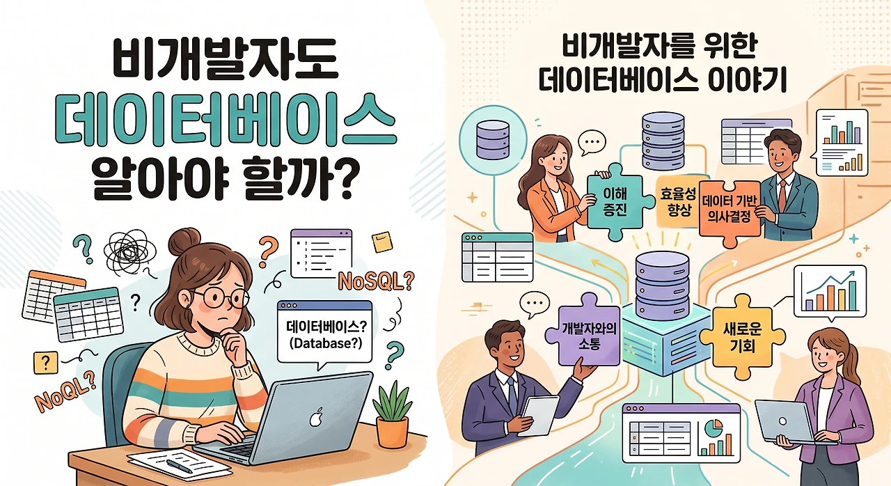 비개발자도 데이터베이스 알아야 할까? - AI가 앱은 만들어줘도, 데이터는 저절로 정리되지 않는다