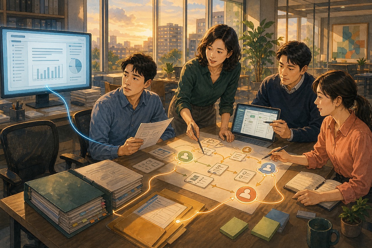 AI가 답을 알아도, 조직은 기억을 잃습니다 - 기록은 남기면 쌓이지만, 기억은 꺼내야 남습니다.