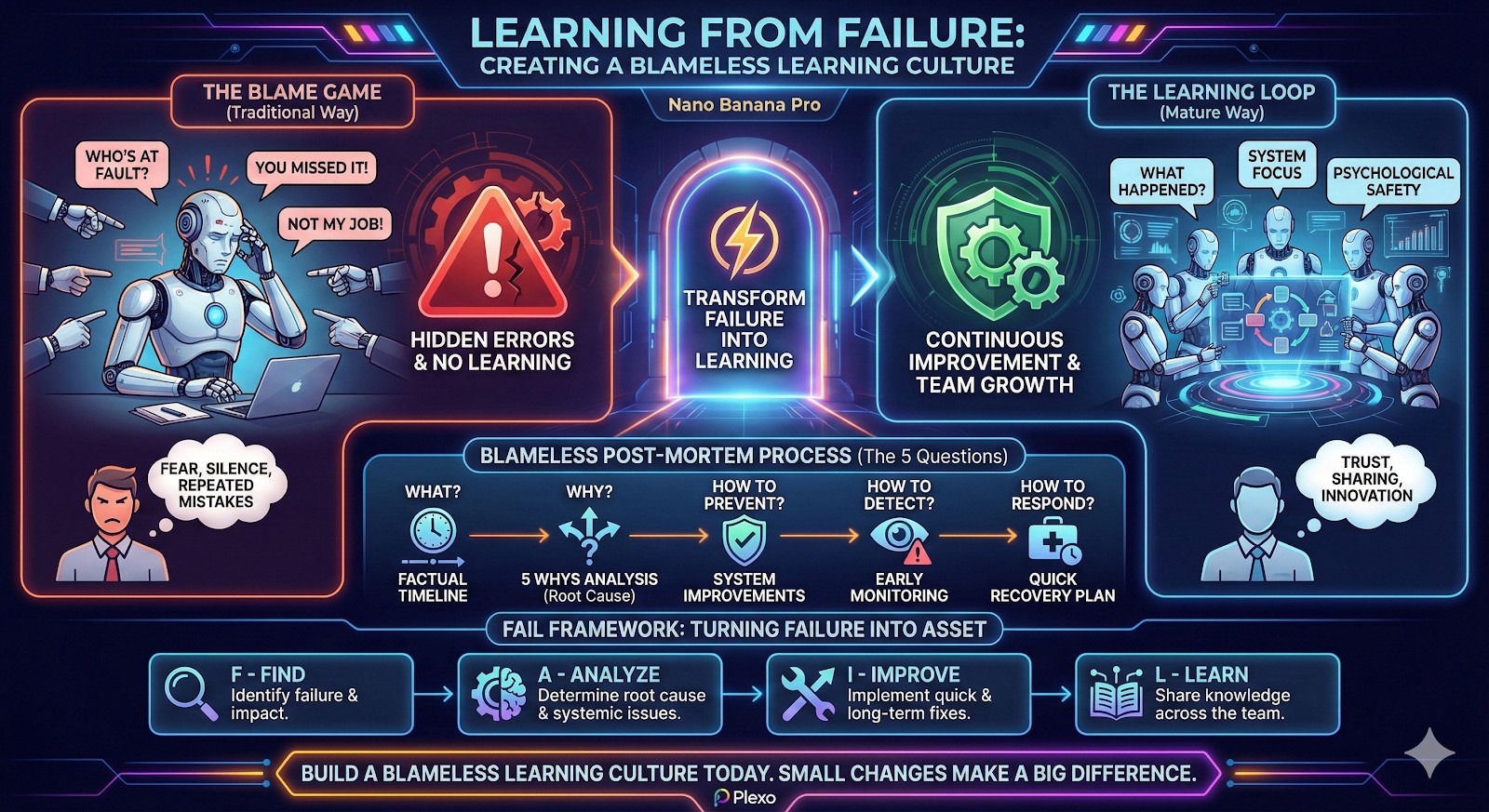 실패에서 배우는 교훈: 비난 없는 학습 문화 만들기