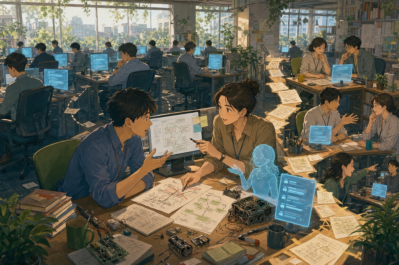 AI 시대야말로 함께 자라기가 필요합니다. - 답은 혼자서도 구할 수 있습니다. 배움은 주고받는 동안에 자라납니다.