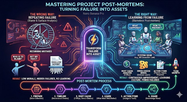 프로젝트 사후 분석 제대로 하기: 실패를 자산으로 만드는 법