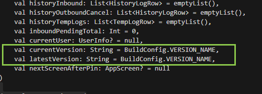 코틀린 - BuildConfig.VERSION_NAME 사용 시 빌드 에러 발생 시